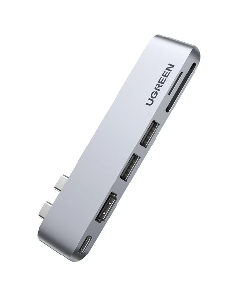 UGREEN 6'sı 1 Arada 2 USB 3.0 100W 6K PD Port Çoklayıcı Hub, 80856 ürün görseli 1