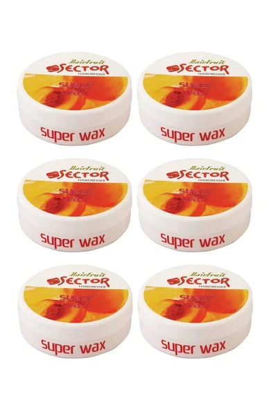 Sector Hairmate Superwax Strong Güçlü Turuncu Wax 150 Ml 6 Adet ürün görseli 1