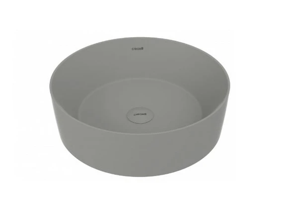 Creavit NC045 Nice Tezgah Üzeri Lavabo Ø45 cm Cool Grey-Gri ürün görseli 1