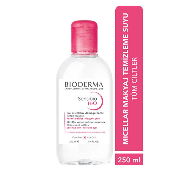 Bioderma Sensibio H2O Yüz ve Makyaj Temizleme Suyu 250 ml ürün görseli 1