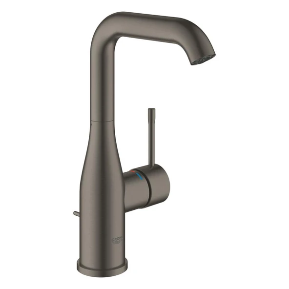 Grohe Essence Yüksek Lavabo Bataryası, Sifon Kumandalı, Fırçalı Sert Grafit, 24174AL1 ürün görseli 1