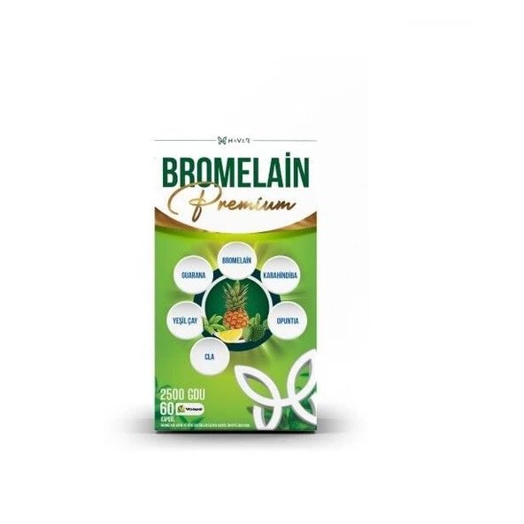 Haver Bromelain Premium 60 Kapsül ürün görseli 1