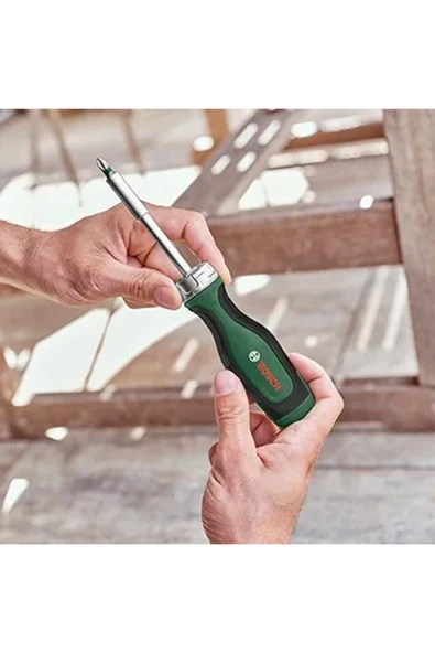 Bosch 12 parça Cırcır Tornavida Seti - Resim 4