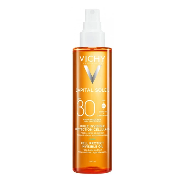 Vichy Capital Soleil Spf30+ Güneş Koruyucu Yağ 200 ml ürün görseli 1