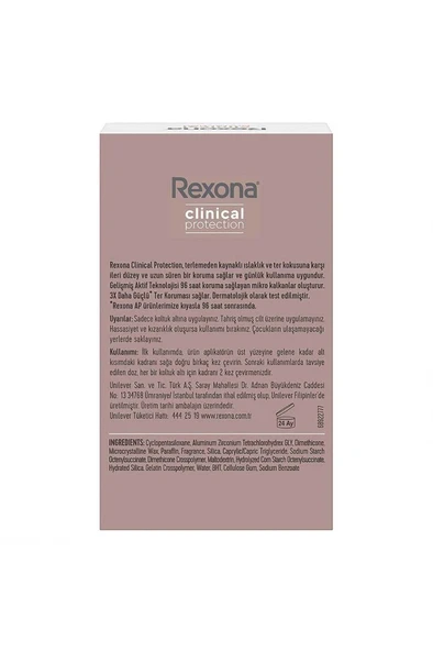 Rexona Clinical Protection Shower Clean 45 ml - Resim 8