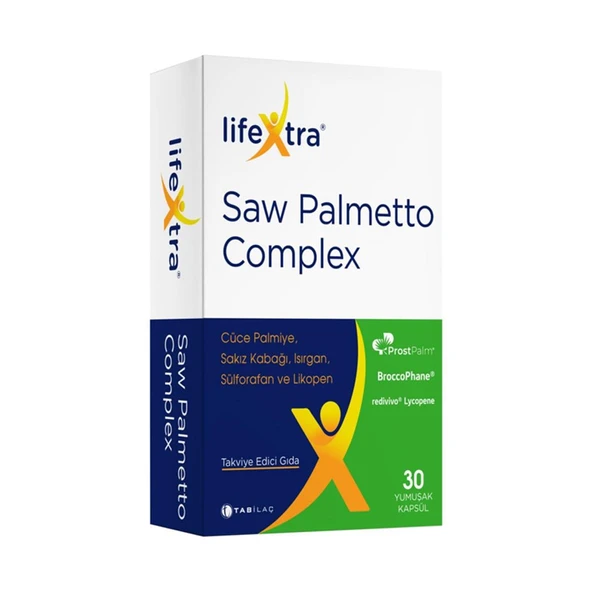 LifeXtra Saw Palmetto Complex 30 Kapsül ürün görseli 1