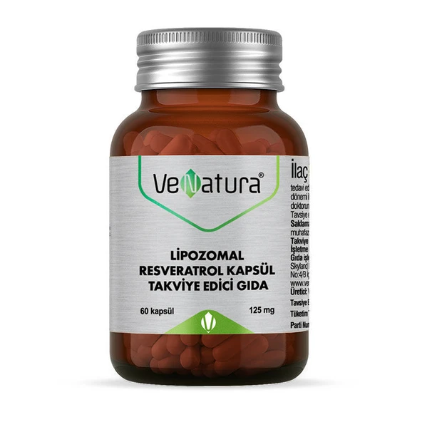 VeNatura Lipozomal Resveratrol Kapsül Takviye Edici Gıda 60 Kapsül ürün görseli 1