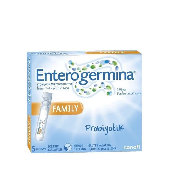 Enterogermina Family Probiyotik Yetişkin 5 Flakon ürün görseli 1