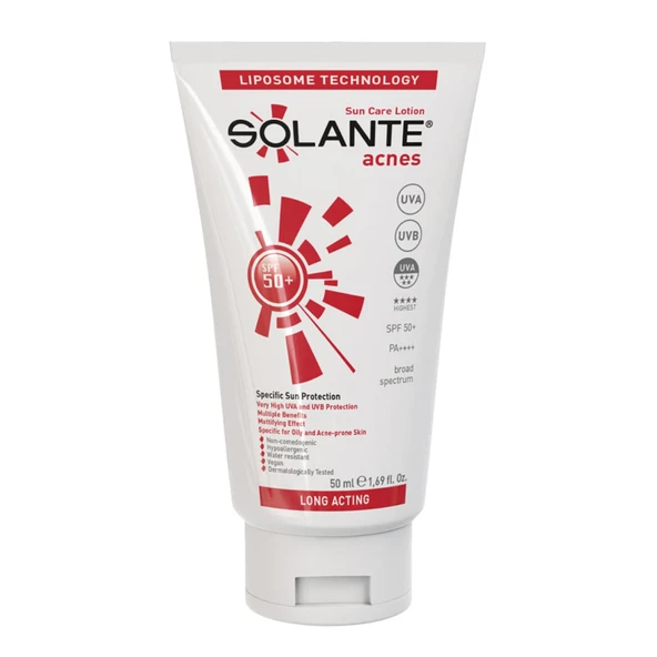 Solante Acnes Sun Care Lotion SPF 50+ 50 ml ürün görseli 1