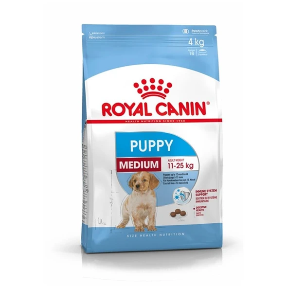 Royal Canin Medium Puppy Orta Irk Yavru Köpek Maması 4 Kg ürün görseli 1