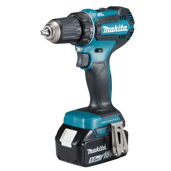Makita Ddf485rtj Akülü Matkap Vidalama 18 V 5.0 Ah Çift Akülü ürün görseli 1