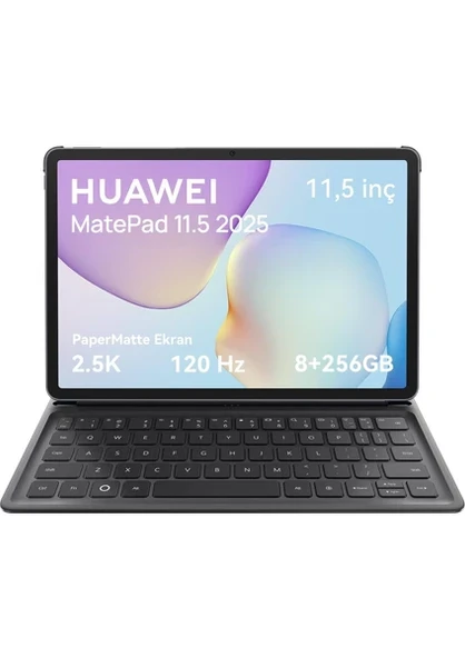 Huawei Yeni (2025) MatePad 11.5" PaperMatte 8GB 256GB Tablet SPACE GRAY + Klavye BLACK VİTRİN ürün görseli 1