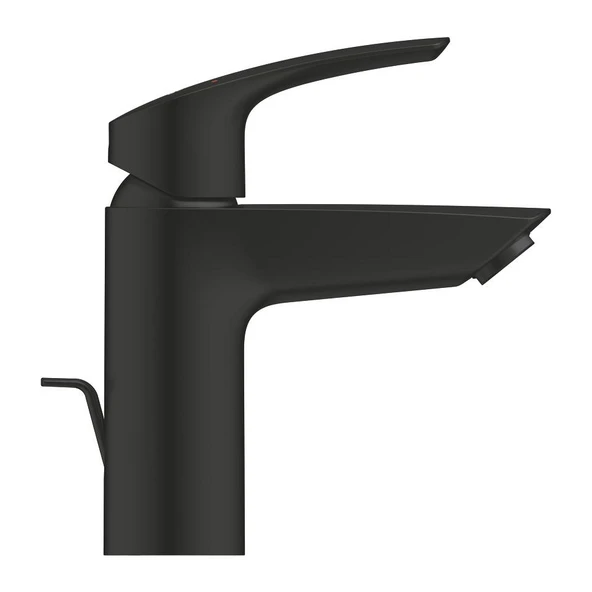 Grohe Eurosmart Lavabo Bataryası (Sifon Kumandalı), Mat Siyah, 332652433 ürün görseli 1