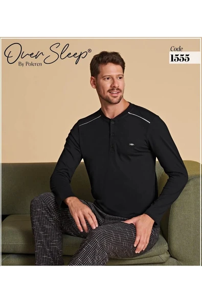 Lacivert Erkek Pijama Takımı L  Beden ürün görseli 1