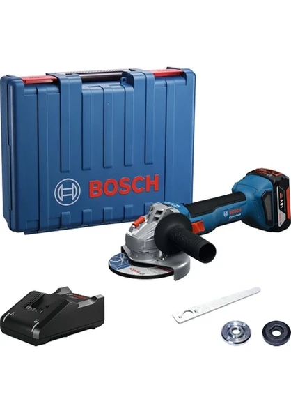 Bosch GWS 18V-8 ÇİFT Akülü Taşlama Makinesi-06019N9021 ürün görseli 1