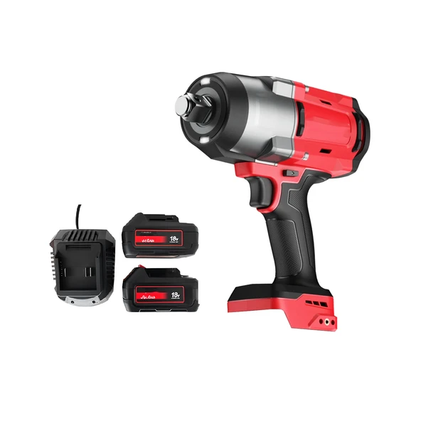 Şarjlı Çift Akülü Darbeli Somun Sıkma 3/4 Sökme Tabanca 1980 Nm Tork Teker Bijon 2300 BPM 18 Volt ürün görseli 1