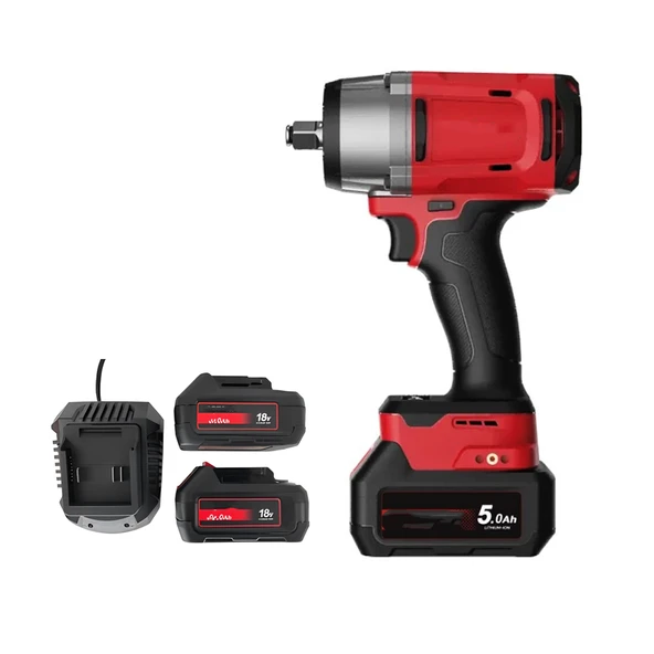 Şarjlı Çift Akülü Darbeli Somun Sıkma 1/2 Sökme Tabanca 1180 Nm Tork Teker Bijon 2300 BPM 18 Volt ürün görseli 1