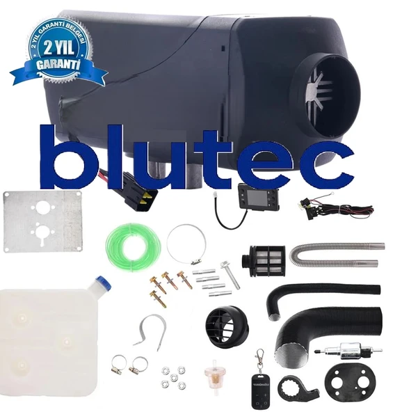 blutec 2 Yıl Garantili Webasto Tipi Muadil DizelI ısıtıcı  12 volt 5kw ürün görseli 1