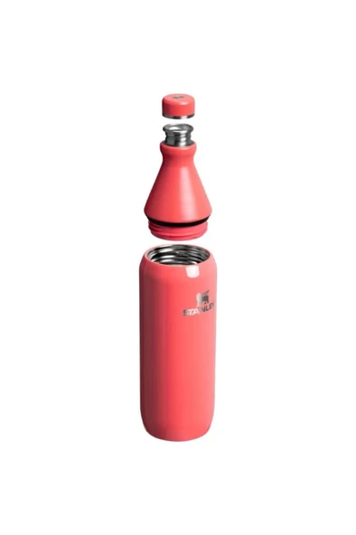 PTTAVM: Stanley The All Day Slim Bottle 0.6L / 20oz Hot Coral Gloss