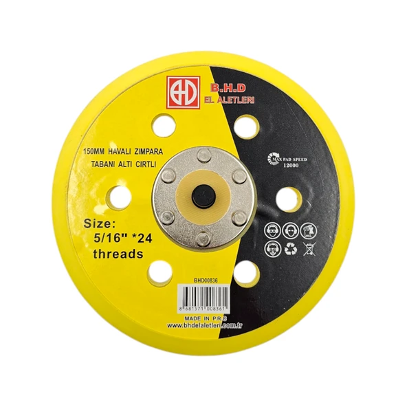 Fixonic B.H.D BHD00836 150mm Havalı Zımpara Tabanı ürün görseli 1