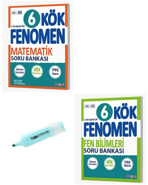 6. Sınıf KÖK Serisi Matematik Ve Fen Bilimleri Soru Bankası ürün görseli 1