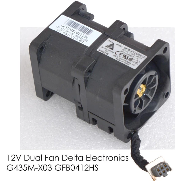 Delta DC12V 1.82A 40x40x56MM Soğutucu Fan ürün görseli 1