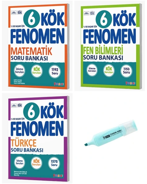 6. Sınıf KÖK Serisi Matematik Fen Bilimleri Ve Türkçe Soru Bankası ürün görseli 1