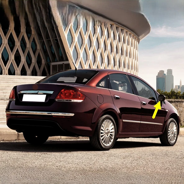 Fiat Linea 2007-2017 Sağ Dış Ayna Camı Elektrikli Isıtmalı 71740497 ürün görseli 1