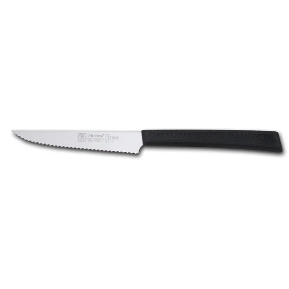 Sürbısa 61107 - Sürmene Lazerli Tırtıklı Biftek / Steak Bıçağı 12 Cm ürün görseli 1