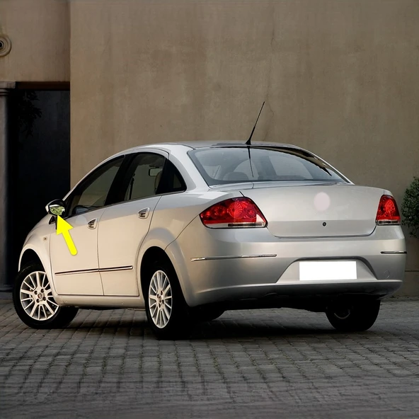 Fiat Linea 2007-2017 Sol Dış Ayna Camı Elektrikli Isıtmalı 71740498 ürün görseli 1