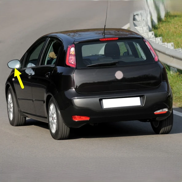 Fiat Punto Evo 2009-2014 Sol Ayna Camı Elektrikli Isıtmalı 71740498 ürün görseli 1