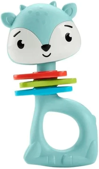 Fisher Price Eğlenceli Dostlar Çıngıraklı Dişlik - Tırtıklı Ceylan HJW11-HKD68 ürün görseli 1