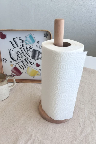 Ahşap Kağıt Havluluk – Kayın Ağacı Rulo Havluluk (28 cm) ürün görseli 1