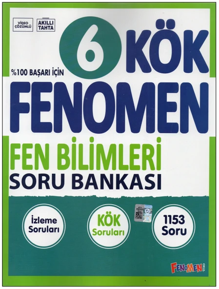 FENOMEN 6.SINIF KÖK  FEN BİLİMLERİ SORU BANKASI ürün görseli 1