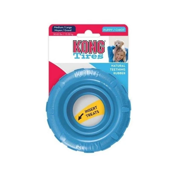 Kong Puppy Tires Tekerlek Şeklinde Yavru Köpek Oyuncağı M/L ürün görseli 1