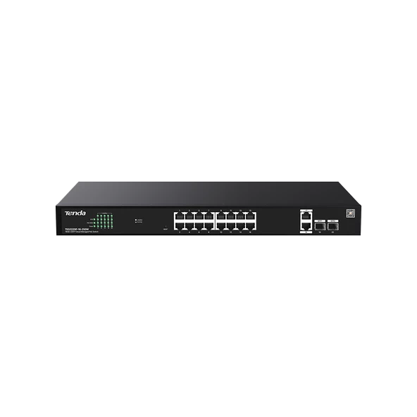 TENDA 18GE+2SFP Cloud Managed PoE Switch ürün görseli 1