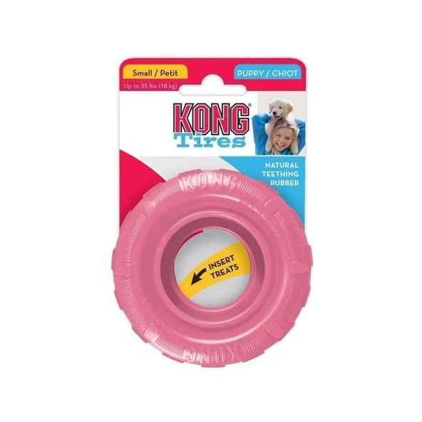 Kong Puppy Tires Tekerlek Şeklinde Yavru Köpek Oyuncağı S ürün görseli 1