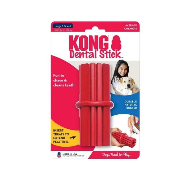 Kong Dental Stick Diş Temizliği Sağlayan Köpek Oyuncağı L ürün görseli 1