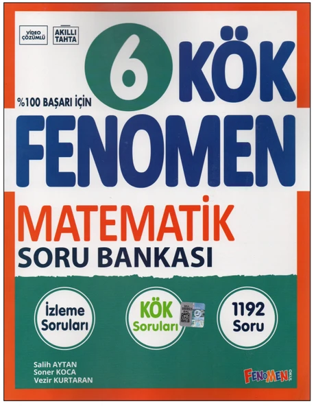 Fenomen  6.Sınıf KÖK  Matematik Soru Bankası ürün görseli 1
