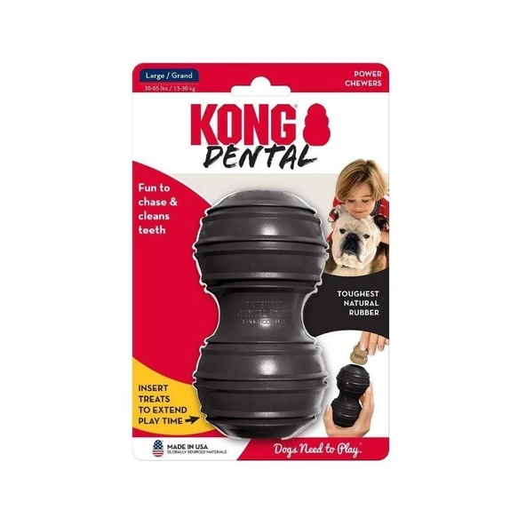 Kong Extreme Dental Diş Temizliği Sağlayan Köpek Oyuncağı Ultra Sert L ürün görseli 1