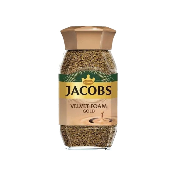 Jacobs Velvet Foam Gold Kavanoz Kahve 100 Gr. ürün görseli 1