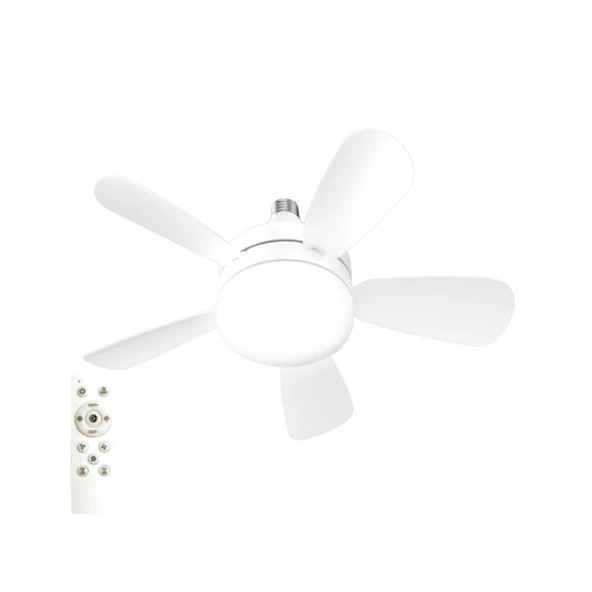 Cata CT-1155 Karayel Fan Ampul Dimmerlenebilir Kumandalı 3 Renk 82W 6400K-4000K-3200K ürün görseli 1