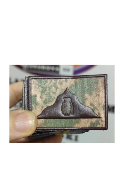 Kamuflaj Dağcılık Bröve 3D Plastik TPU, Yeni Tip, Cırtlı, Standart Ölçü, ürün görseli 1