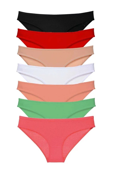 7 adet Süper Eko Set Likralı Kadın Slip Külot Set 5 ürün görseli 1