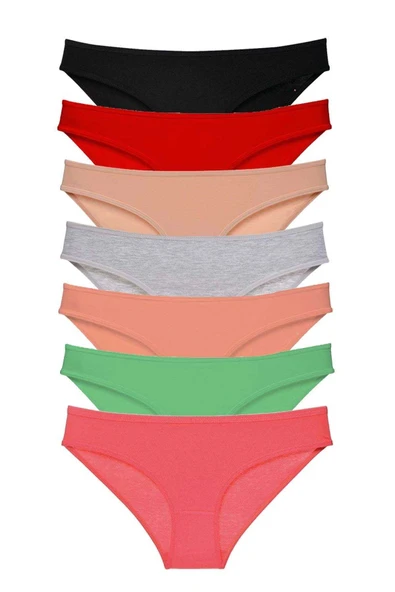 7 adet Süper Eko Set Likralı Kadın Slip Külot Set 4 ürün görseli 1