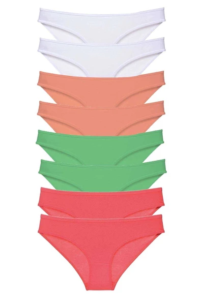 8 adet Süper Eko Set Likralı Kadın Slip Külot 527 ürün görseli 1