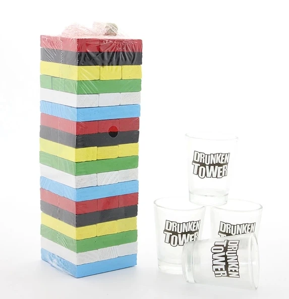 Jenga Shot Bardak Oyunu Alk1493 ürün görseli 1