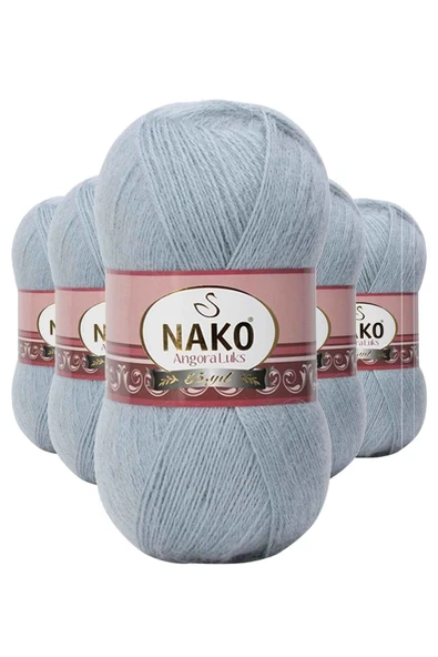5 Adet Angora Lüks El Örgü İpi  12936 ürün görseli 1