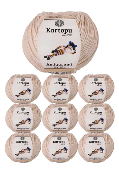 10 Adet Amigurumi El Örgü İpi 50gr 354 ürün görseli 1