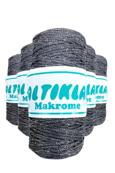 5 Adet Polyester Simli Makrome İpi S-420 ürün görseli 1